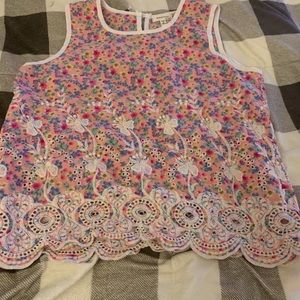 A girls summer tank top
